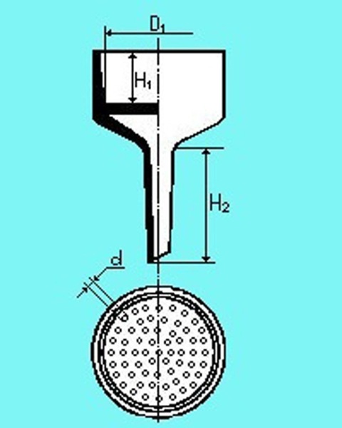Entonnoir Buchner JIPO, 77 mm UNITE