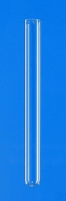 Tube de culture, verre de chimie, à bord droit, 16 x 100 mm, épaisseur de paroi 0,8 mm ( X 78 )