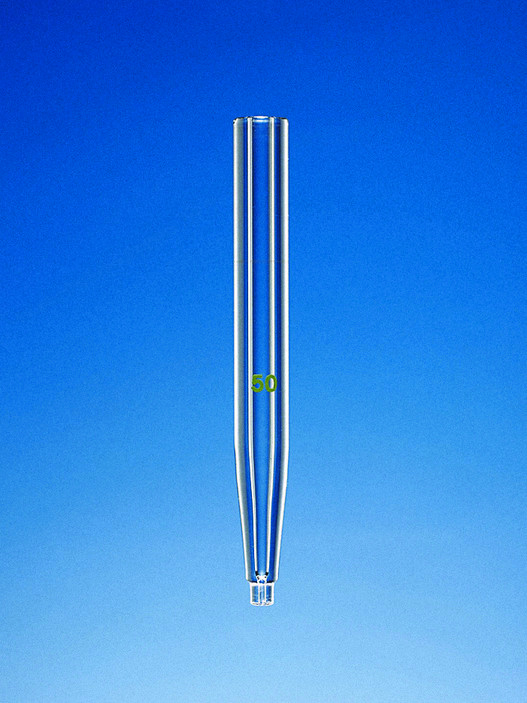 Pointe de burette pour burettes 25 + 50 ml, Boro 3.3, brun