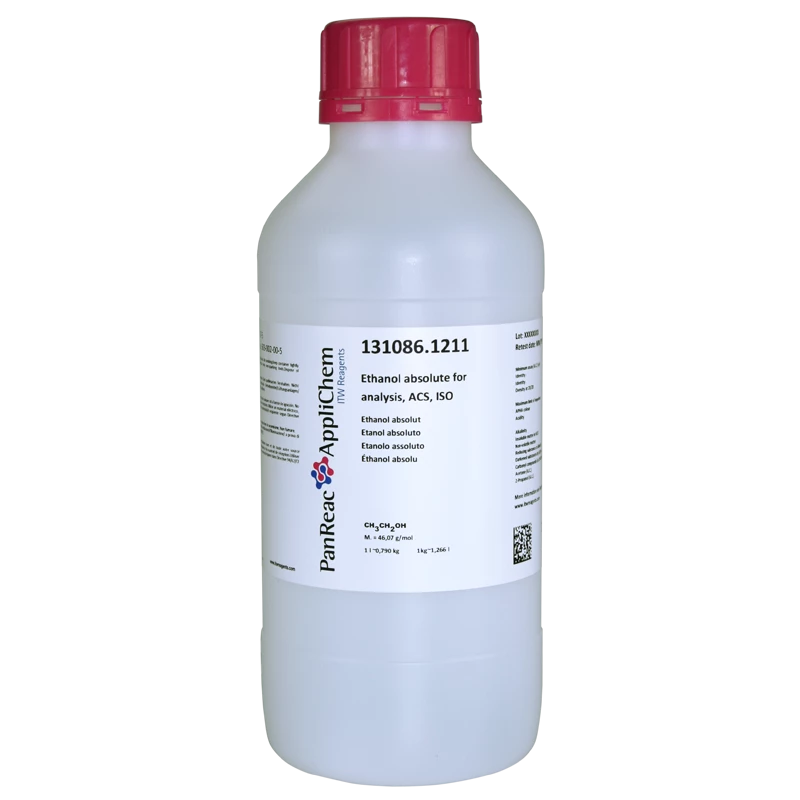 Éthanol absolu pour analyses, ACS, ISO - 1000ML