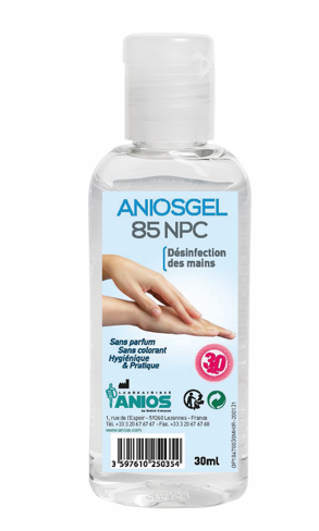 ANIOSGEL 85 NPC - 100 Flacons pissette de 30 ml