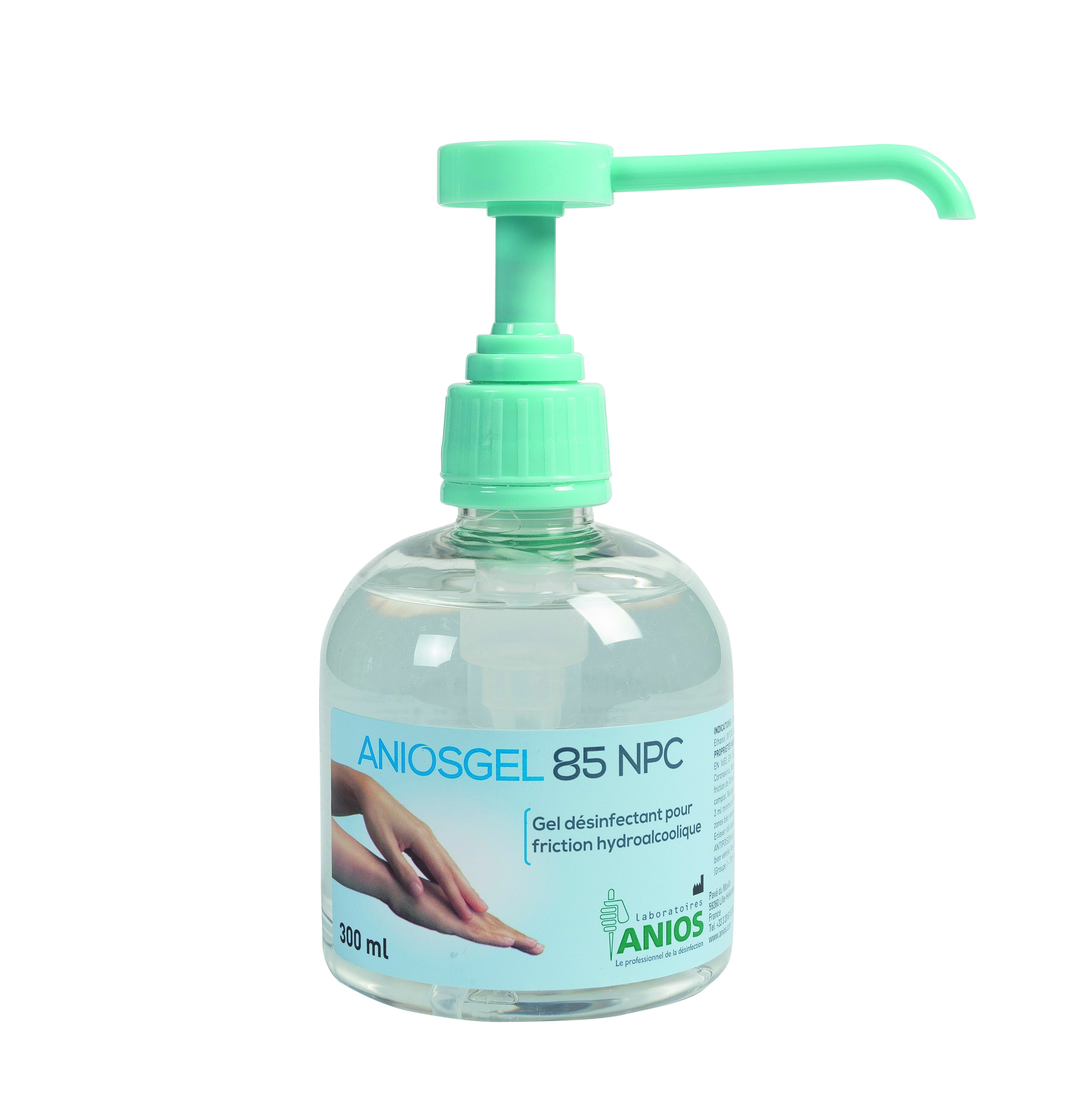 ANIOSGEL 85 NPC - 6 Flacons bleus de 300 ml pompes 3 ml vissées