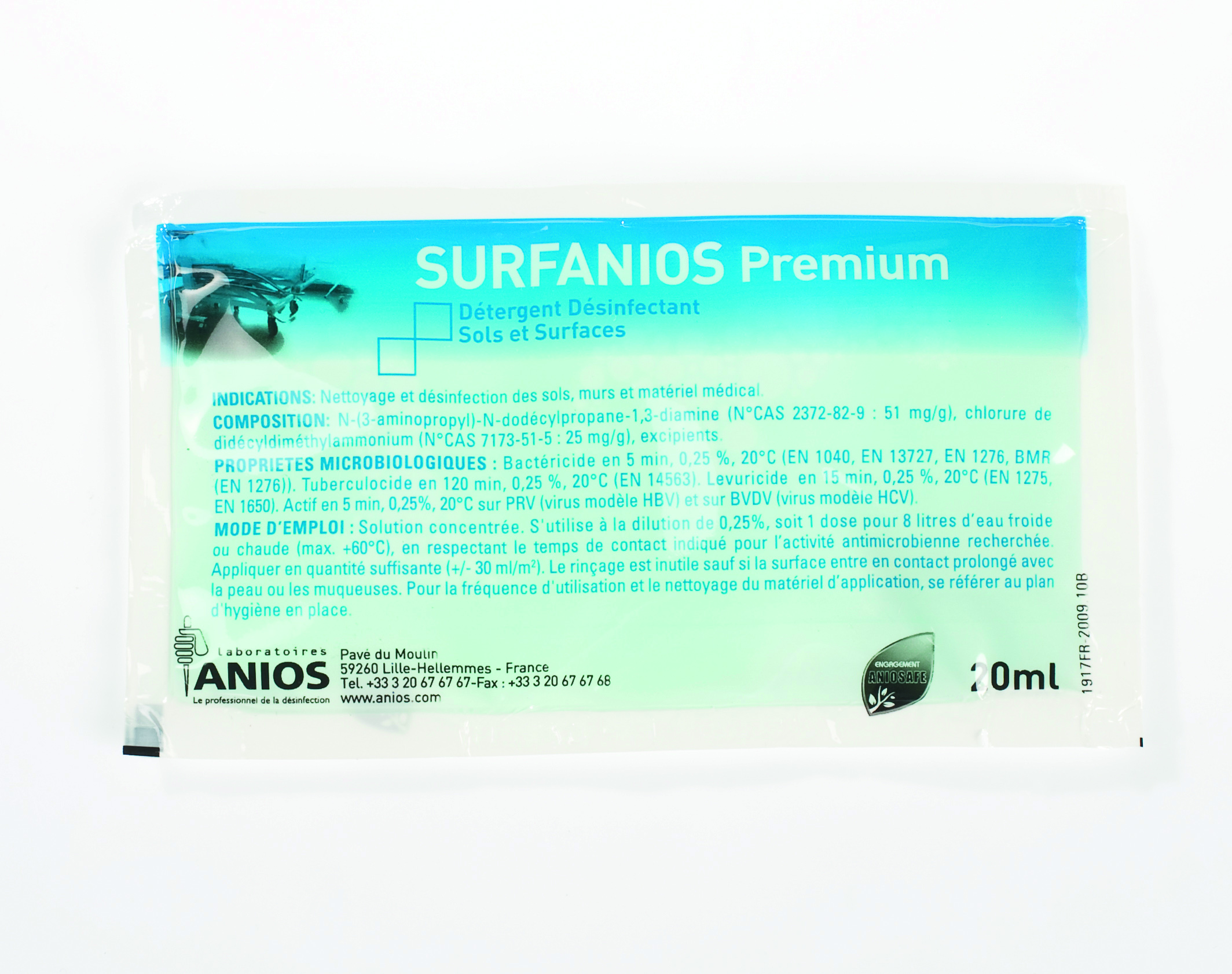 SURFANIOS PREMIUM en Doses de 20 mL - 500 x 20 mL