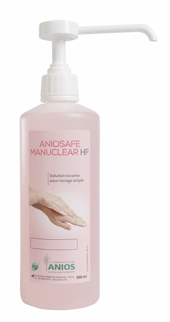 ANIOSAFE MANUCLEAR NPC HF NI PARFUMÉ ET NI COLORÉ en Flacons de 500 mL avec 12 pompes vissées - 12 x 500 mL