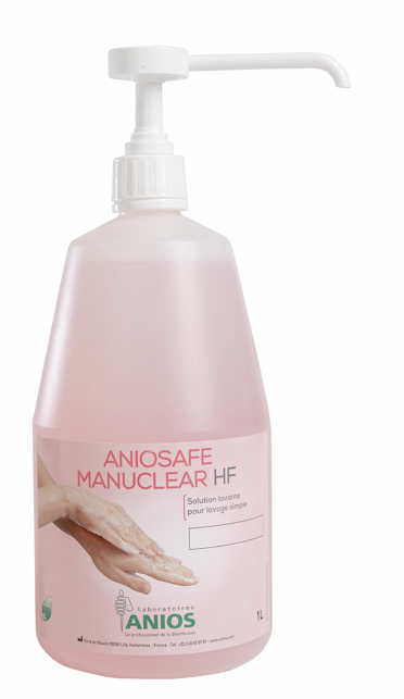 ANIOSAFE MANUCLEAR NPC HF NI PARFUMÉ ET NI COLORÉ en Flacons de 1 litre avec 12 pompes vissées - 12 x 1 L