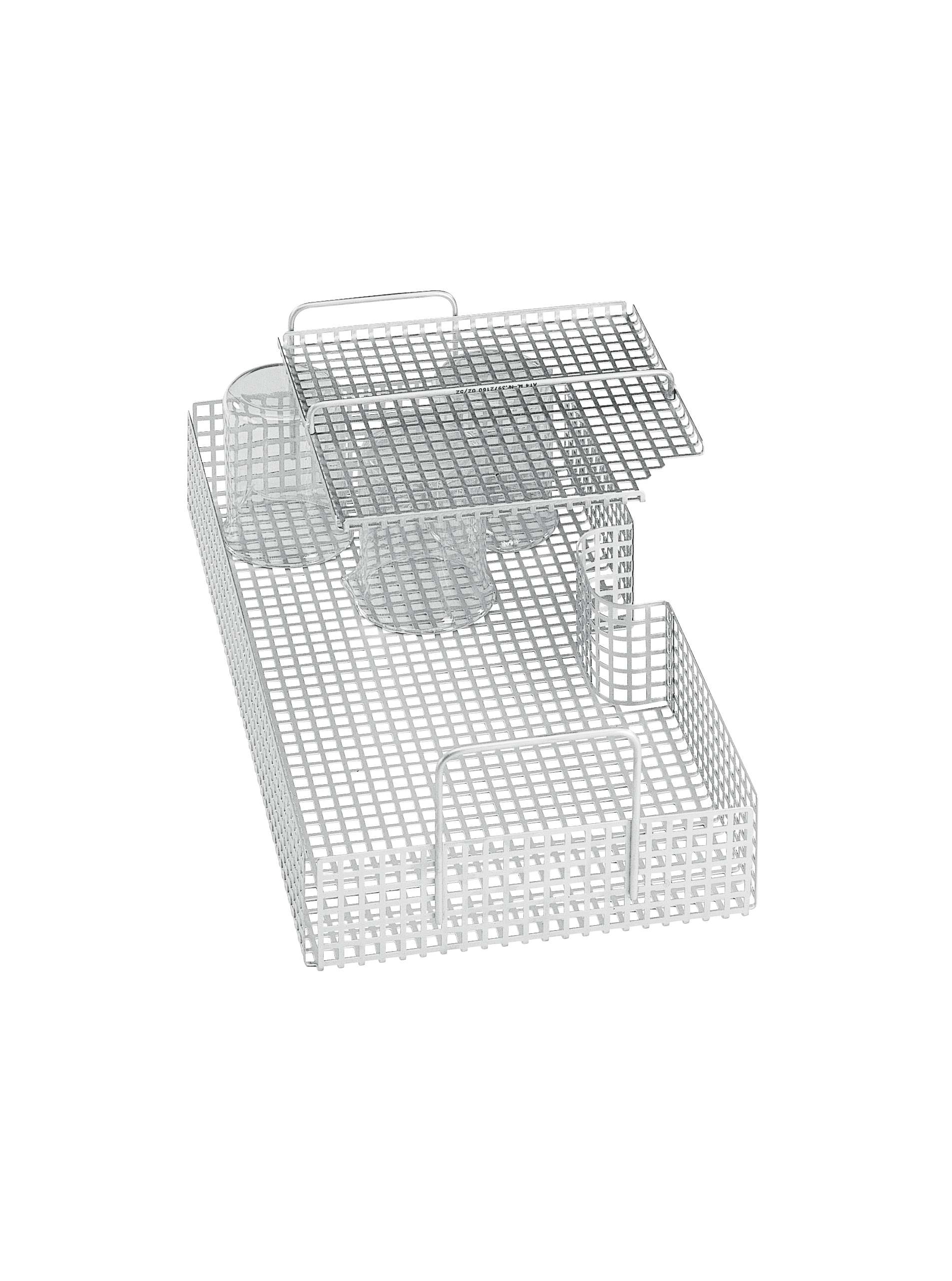 Couvercle pour 1/2 complément pour erlen et bécher et flacons divers