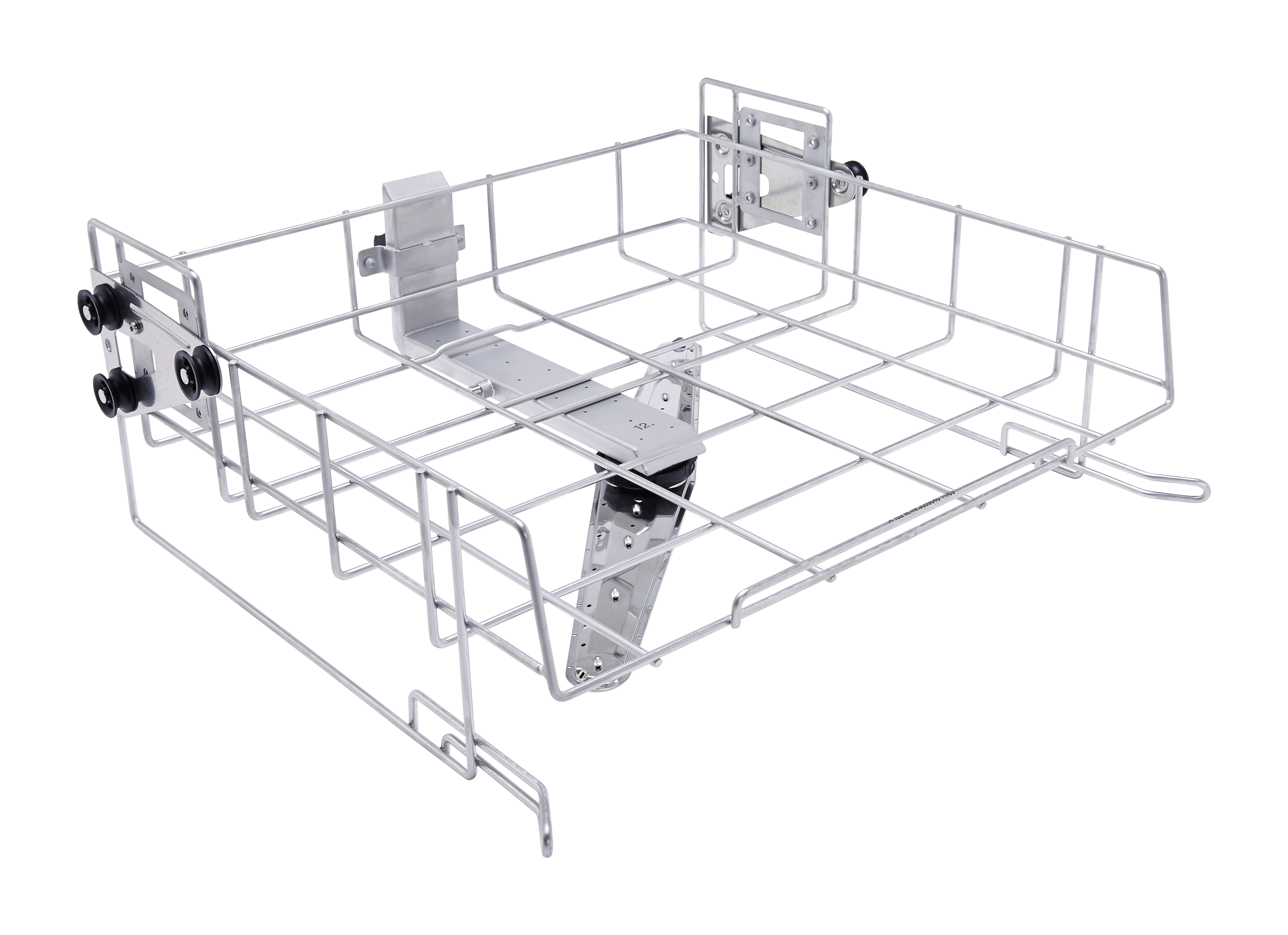 Panier supérieur sans injection ouvert en façade hauteur de chargement 205 +/-30 mm