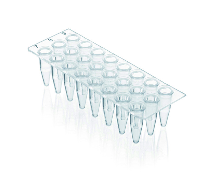 Plaque PCR 24 puits, sans cadre, PP, transparent, 0,2 ml, pour qPCR ( X 40 )