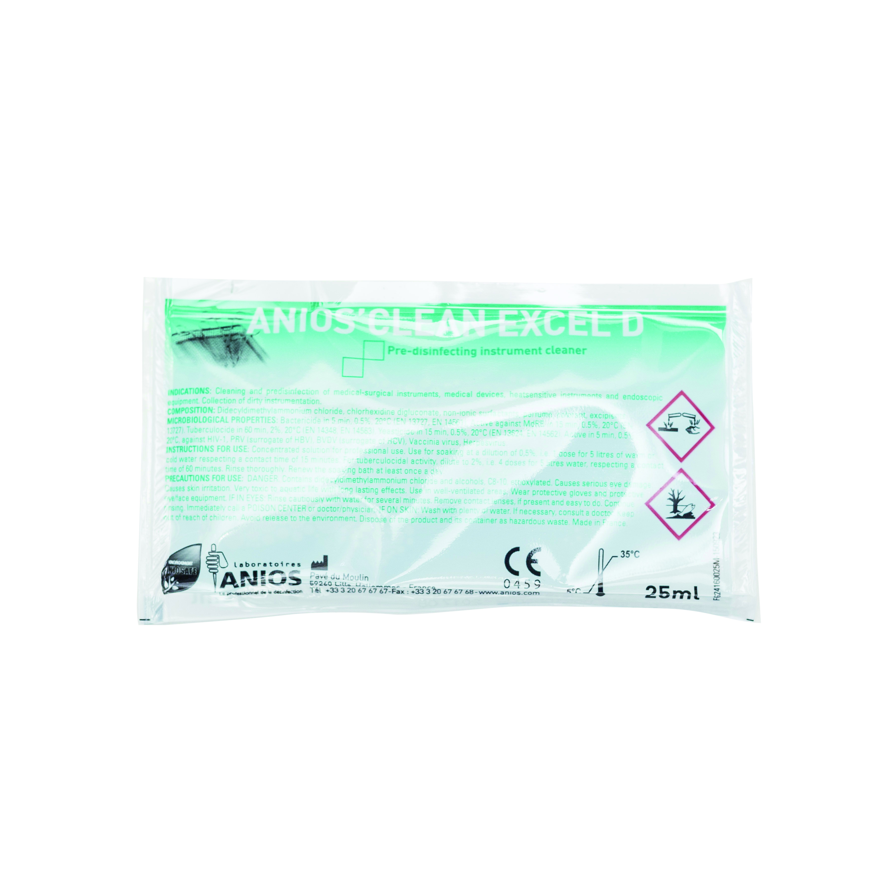ANIOS CLEAN EXCEL D en Doses de 25 mL - 200 x 25 mL