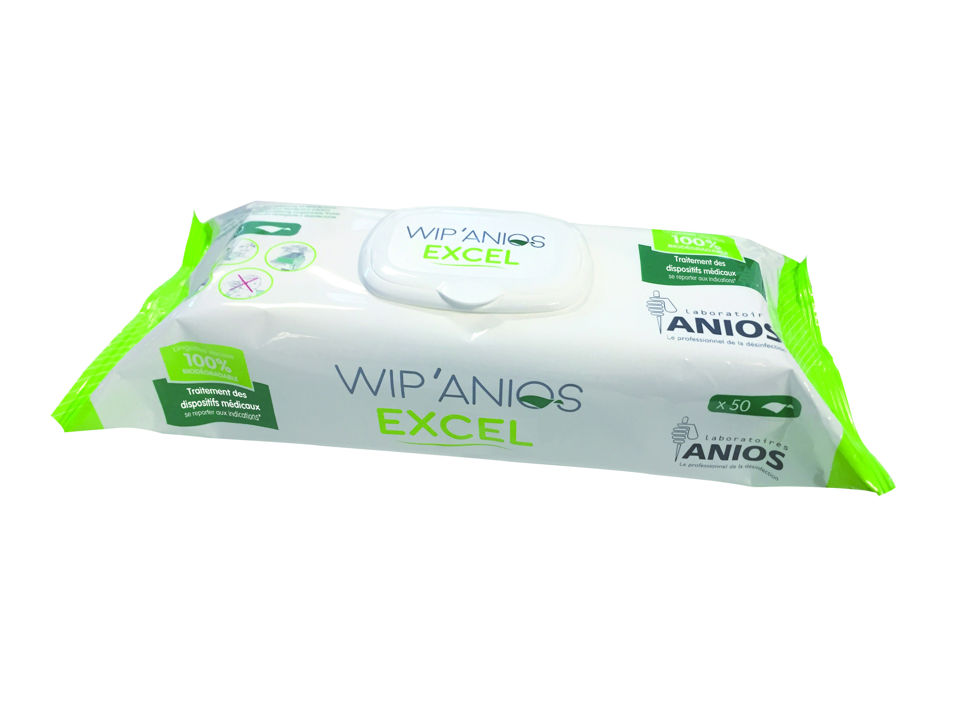 WIP'ANIOS EXCEL - 12 Sachets de 50 lingettes