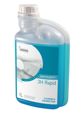 DENTASEPT 3H RAPID (Dispositif médical) - Flacon de 1 L - 3 x 1 L