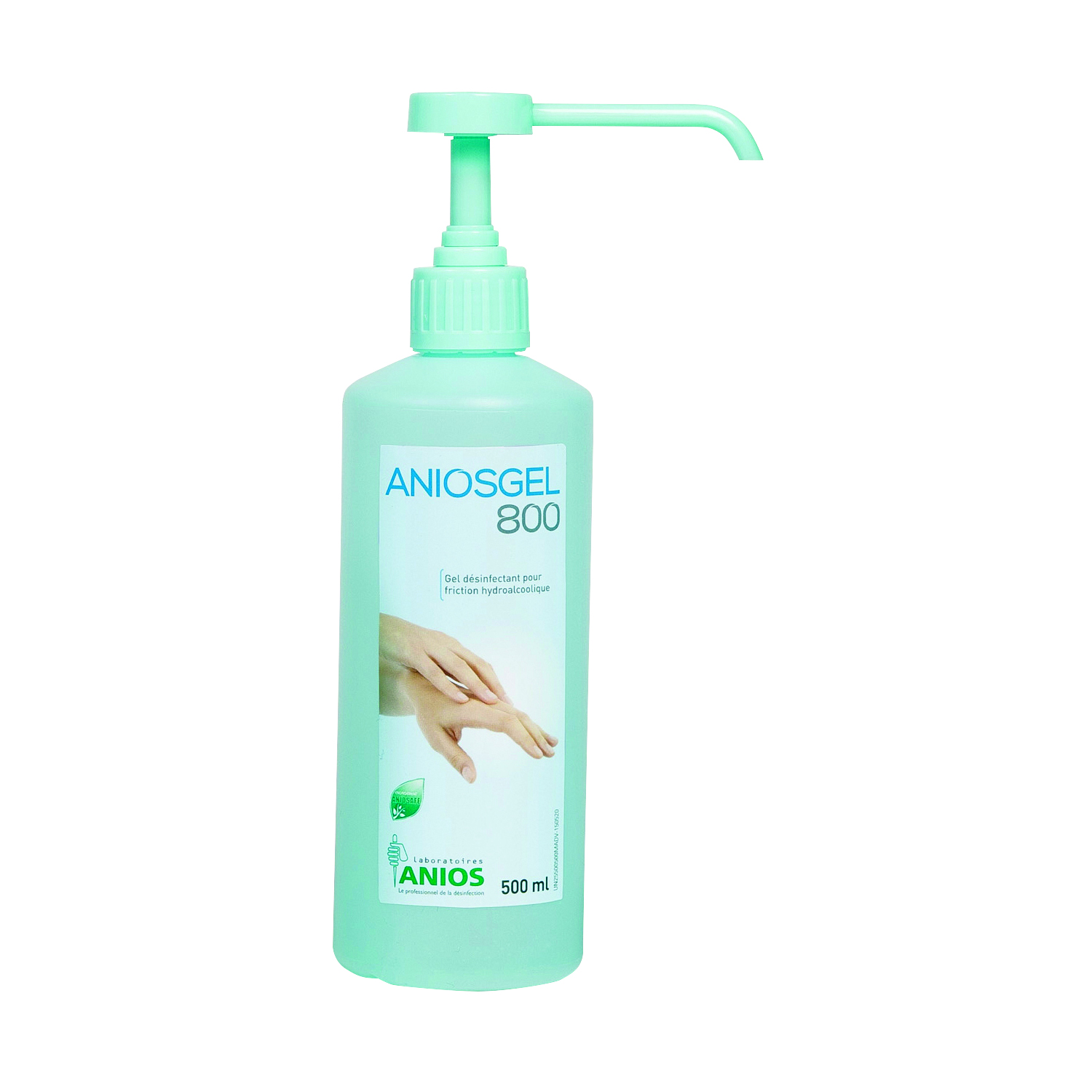 ANIOSGEL 800 - 12 Flacons de 500 ml pompes 3 ml vissées