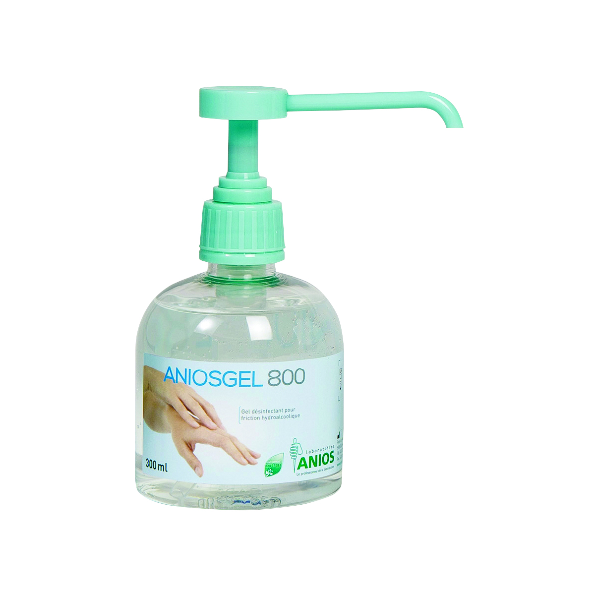 ANIOSGEL 800 (Biocide) - Flacons de 300 ml pompes 3 ml vissées - 6 x 300 ml