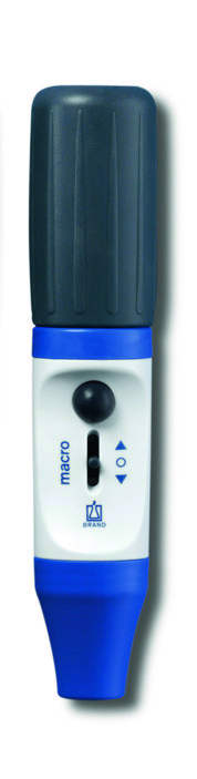 macro-aspirateur pour pipettes 0,1-200 ml, bleu, avec filtre à membrane de rechange