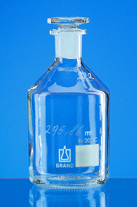 Flacon à oxygène, Winkler, verre de chimie, 100-150 ml, avec bouchon verre, NS 14/23 ( X 2 )