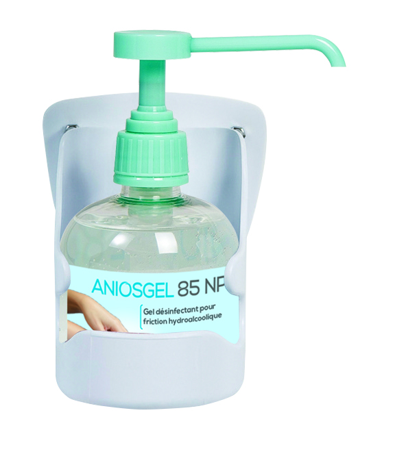 Support mural pour flacon de 300 mL pompe - Unitaire