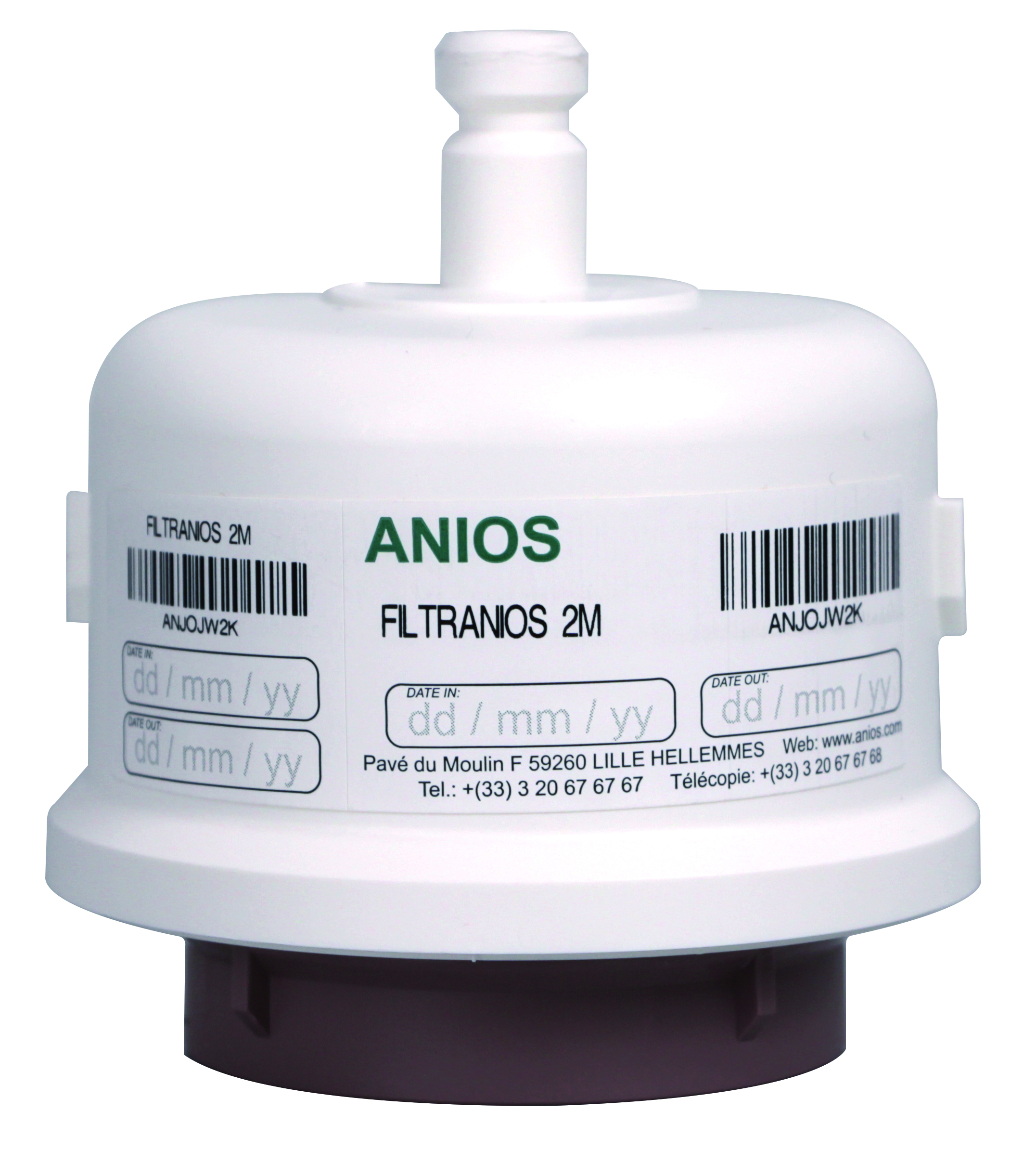 FILTRES POUR LAVABOS 62 jours - Tous Germes : Filtranios 2M + sortie Douchette  CPC - Le Lot de 10