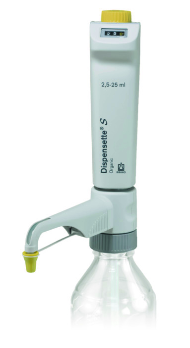 Dispensette® S Organic, digitale, DE-M, 2,5-25 ml, sans vanne de recirculation