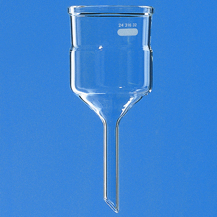 Adaptateur de filtre Boro 3.3, creusets filtrants 1 D compatibles, diamètre supérieur 41 mm, longueur 125 mm ( X 10 )