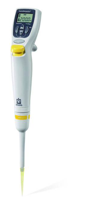 Transferpette® electronic, DE-M, 0,5-10 µl, sans adaptateur CA