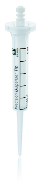 Pointes DD II, 5 ml, vrac, cylindre PP / piston PE, codage de volume ( X 100 )