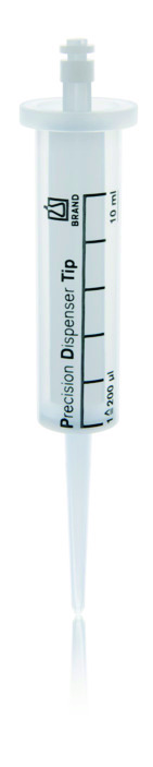 Pointes DD II, 10 ml, vrac, cylindre PP / piston PE, codage de volume ( X 100 )