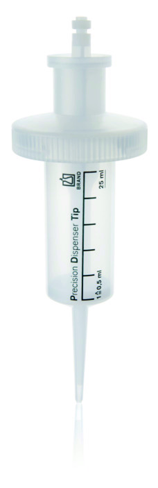 Pointes DD II, 25 ml, vrac, cylindre PP / piston PE, codage de volume ( X 50 )