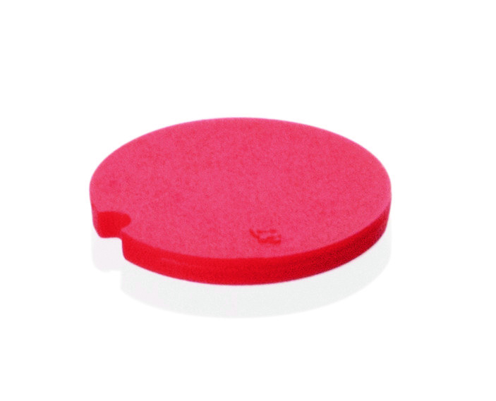 Insert pour capuchon, PP, pour micro tubes, pour marquage, pour capuchon sans bague de sécurité, rouge ( X 500 )