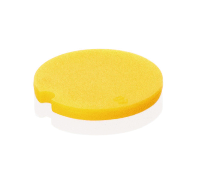 Insert pour capuchon, PP, pour micro tubes, pour marquage, pour capuchon sans bague de sécurité, jaune ( X 500 )