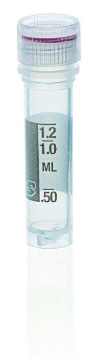 Microtube (PP) avec capuchon vissant (PP) non attaché avec joint de silicone, 2 ml, jupé ( X 500 )