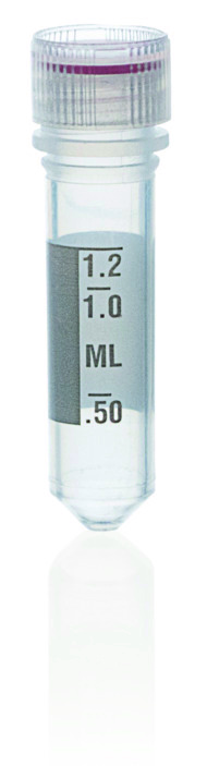 Microtube (PP) avec capuchon vissant (PP) non attaché avec joint de silicone, 2 ml, non-jupé ( X 500 )