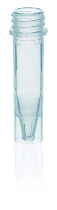 Microtubes avec capuchons vissants avec bague de sécurité, PP, 1,5 ml, jupé, non gradué ( X 1000 )