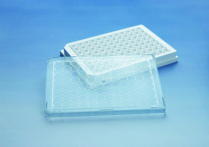 Couvercle pour BRANDplates® 96-well, avec anneaux de rétention de condensation, fond transparent ( X 100 )