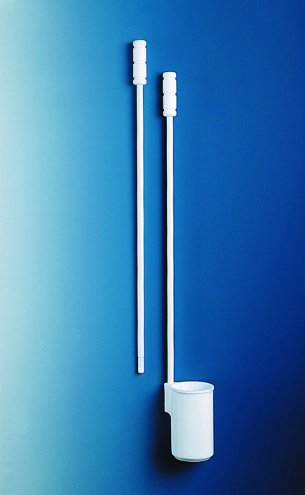 Echantillonneur, bec verseur, 100 ml diamètre 55 mm, hauteur 65 mm, PTFE