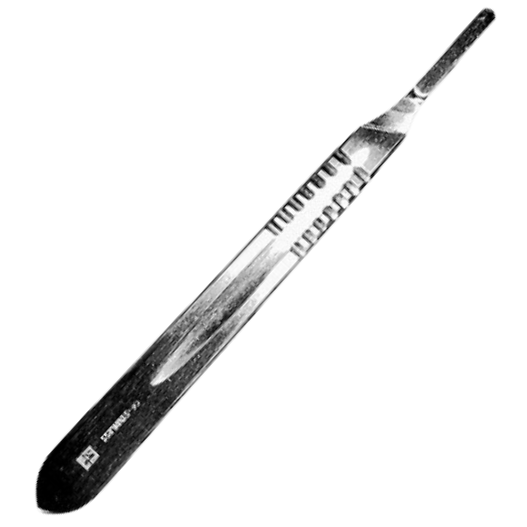 Manche de scalpel en inox n°4 UNITE (ex 69001618)