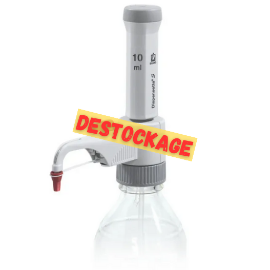 DESTOCKAGE :  - GARANTIE 6 MOIS - Dispensette® S, volume fixe, DE-M, 10 ml, avec vanne de recirculation