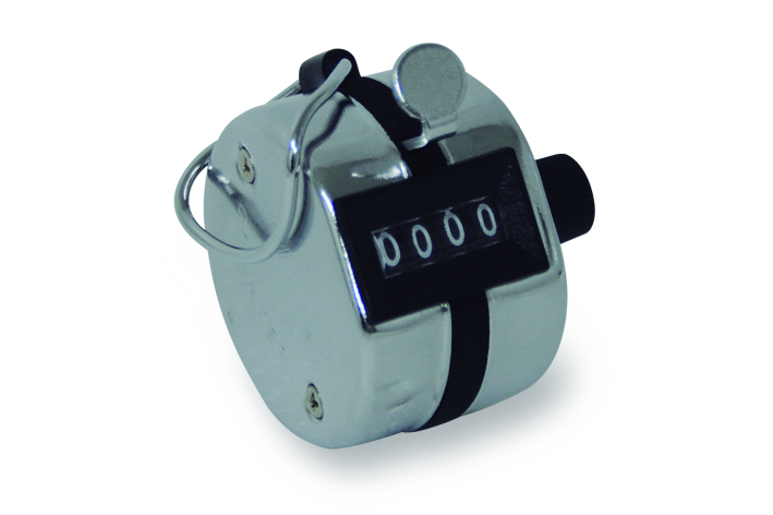 Compteur manuel à 4 chiffres, métal  UNITE