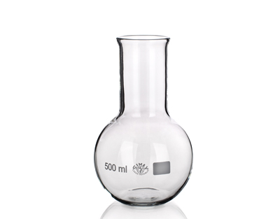 Ballon fond plat col large Simax 100ml le lot de 10