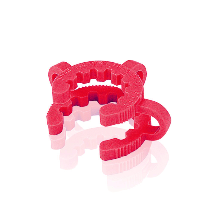 Pince pour rodages coniques, POM, pour rodage 29/32, rouge