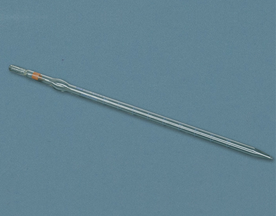 Pipette grad. AS 0 en bas 1ml 1/10 b.de sûreté UNITE