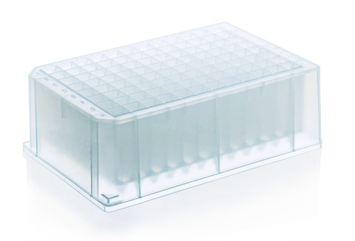 Plaque deep-well, 96 puits, PP, 1,1 ml ( X 24 )