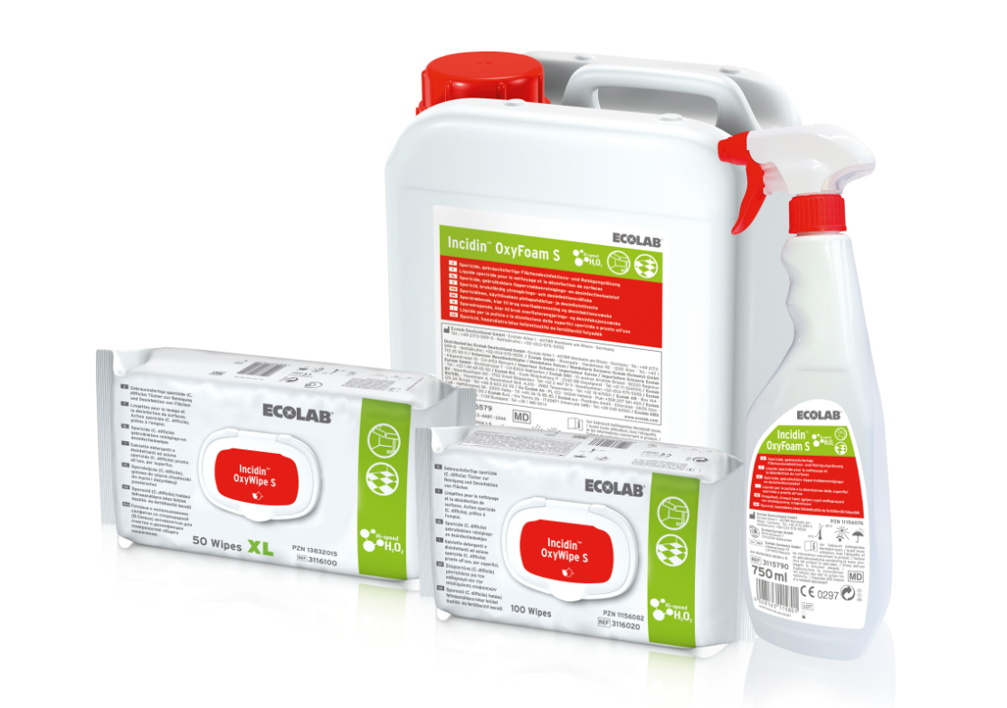 INCIDIN OXYFOAM S (Double statut : Biocide et Dispositif médical) - Robinet adaptable au bidon de 5L - Unitaire