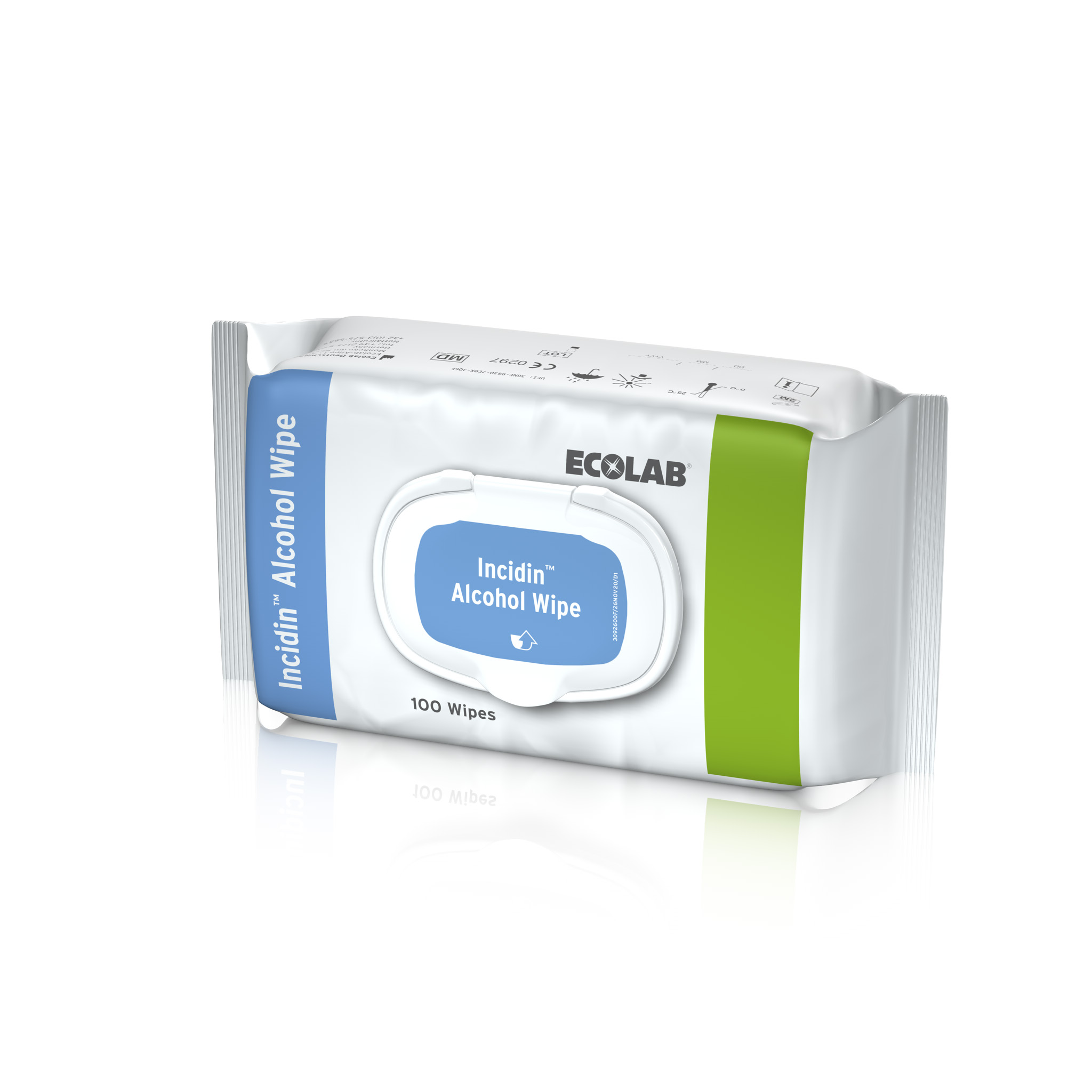 INCIDIN ALCOHOL WIPE - 6 flowpacks de 100 lingettes