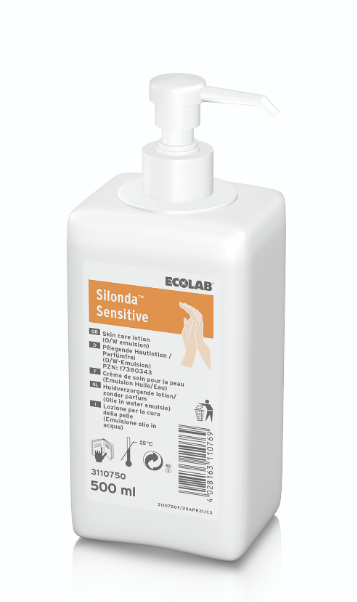 SILONDA SENSITIVE (Cosmétique) en Flacons de 500 ml pompe - 12 x 500 mL pompe