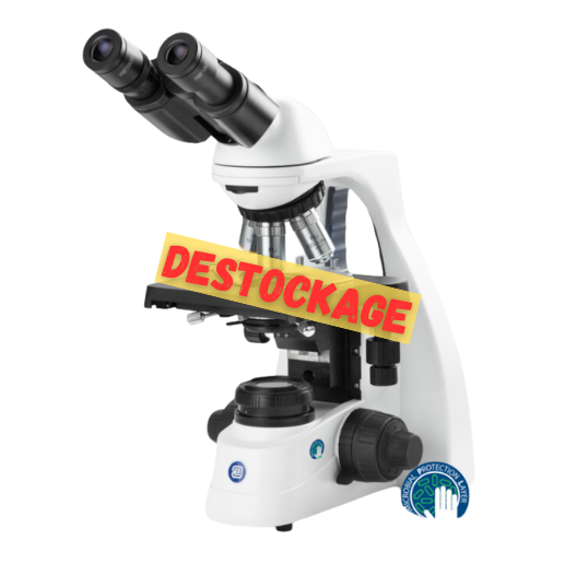 DESTOCKAGE :  - GARANTIE 6 MOIS - BSCOPE MICROSCOPE BINOCULAIRE EPLAN x4 x10 x40 x100