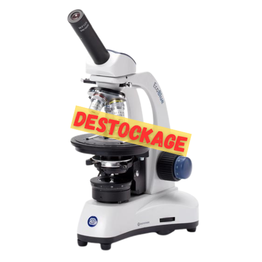 DESTOCKAGE :  - GARANTIE 6 MOIS -ECOBLUE MICROSCOPE MONOCULAIRE POLARISANT x4 x10 x40 x60