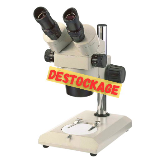DESTOCKAGE :  - GARANTIE 6 MOIS - NOVEX RZB LOUPE BINOCULAIRE x0.65 x4.5 avec statif SANS ECLAIRAGE