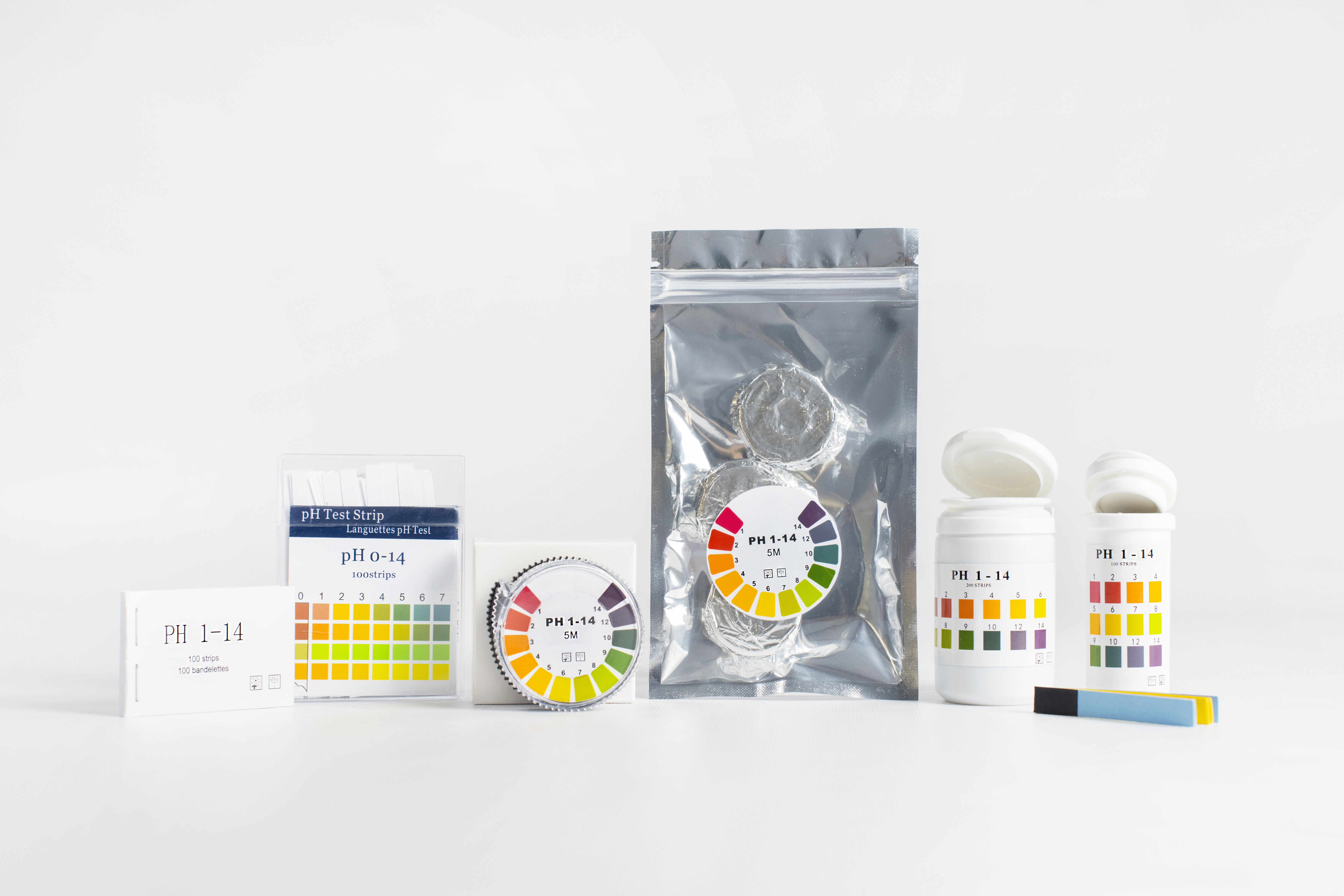 Bandelettes de papier pH 1-11, en livret ( X 100 )