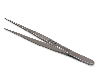 Pinces à dissection pointe fine, 115 mm  Le lot de 10