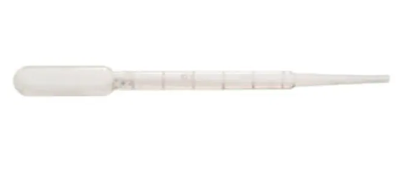 Pipettes de transfert graduées, non stériles, en PEBD, transparentes, 3mL, longueur 155mm ( X 500 )
